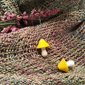 Mushroom Earrings